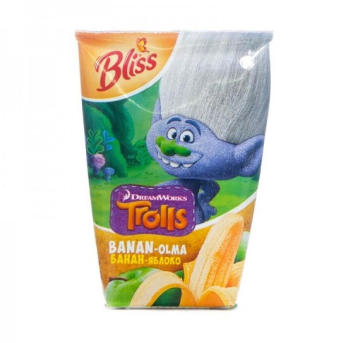 Сок BLISS Trolls Банан-Яблоко 125мл
