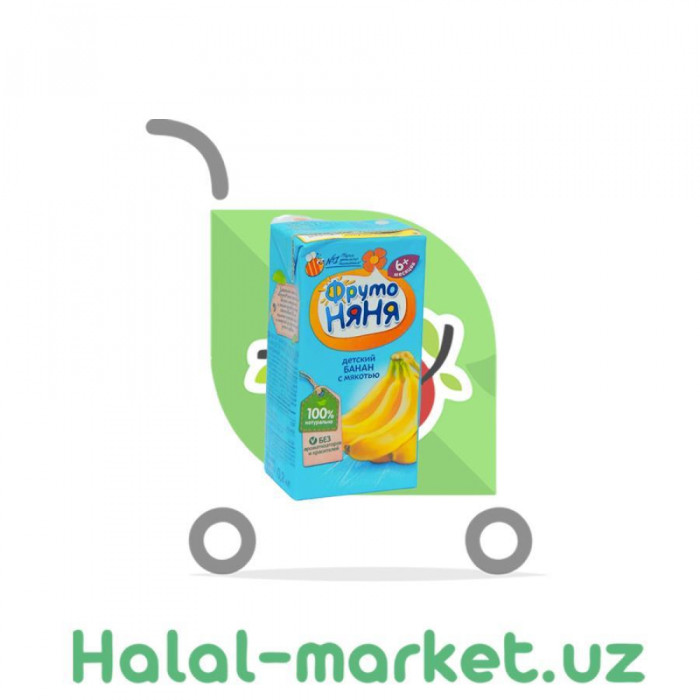 Fruits & Veggies ФРУТО НЯНЯ Бanan mёldor bilan 0,2l
