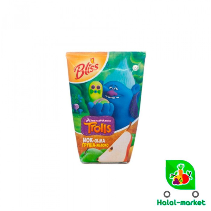 Сок BLISS ТРОЛЛИ Яблоко,Груша 125мл