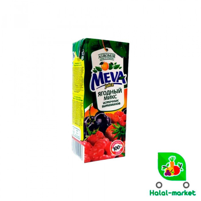 Сок MEVA Ягодный Микс 200мл