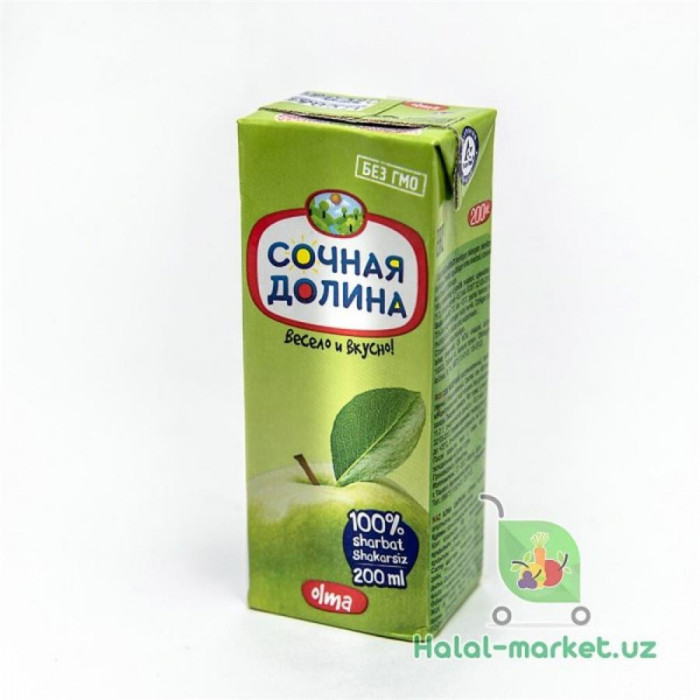 Сок СОЧНАЯ ДОЛИНА Яблоко 200мл