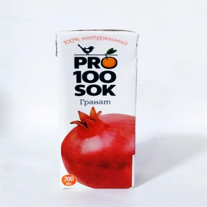 Сок PRO100SOK Гранат 0.2л