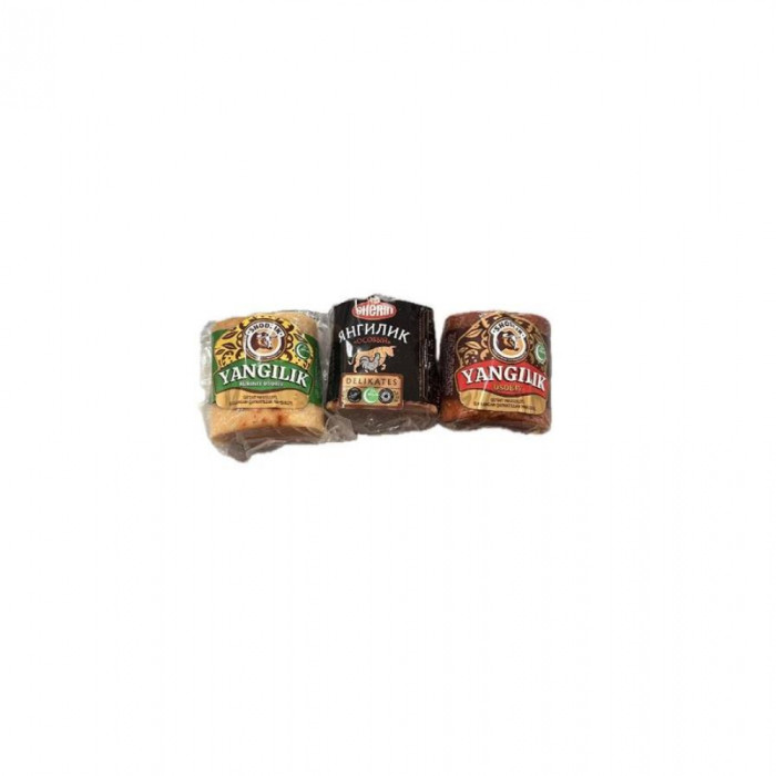 10855/10856-Колбаса янгилик куриный/говяжий Шодлик в/у 0,35 Шерин (вес)