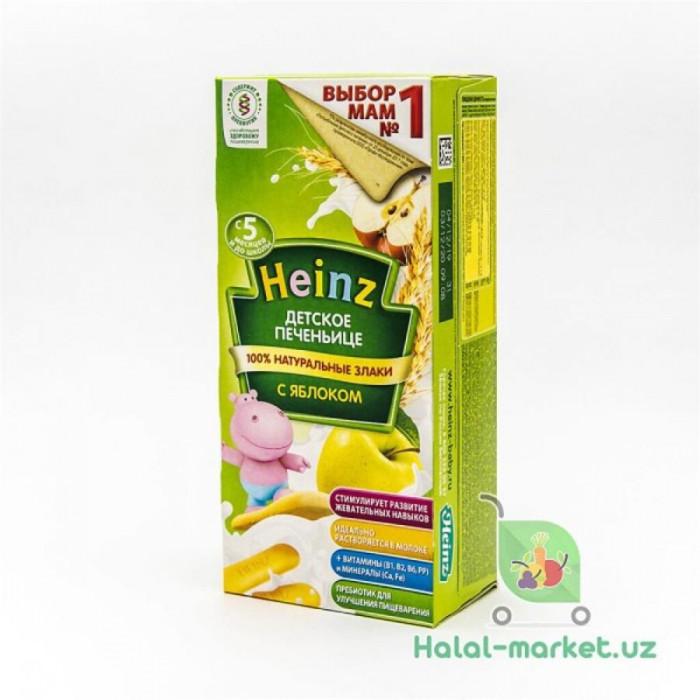 Печенье детское HEINZ детское с яблоком 160гр