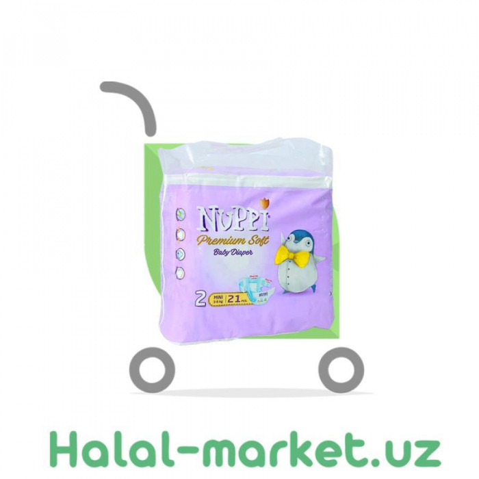NUPPI Premium Soft 2 21 dona to'ldiruvchi mato