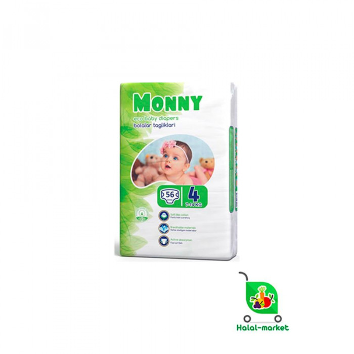 Подгузники MONNY 4 (56шт)