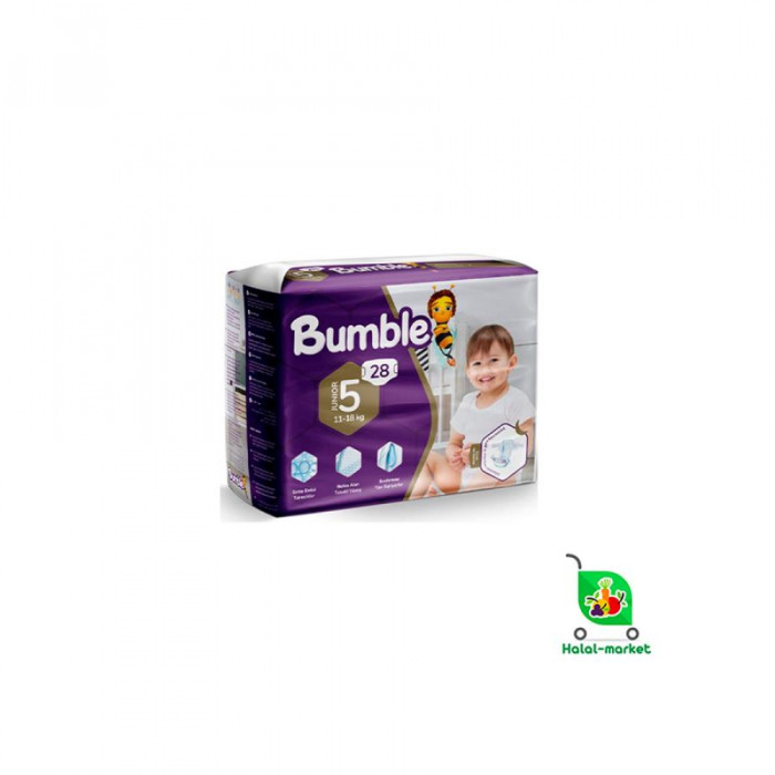Подгузники BUMBLE 5 11-18кг 28шт