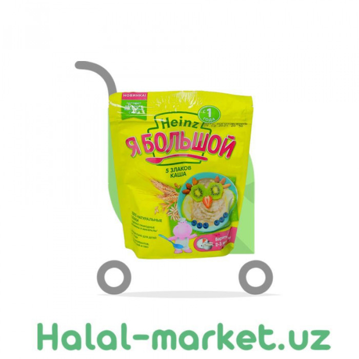 Каша HEINZ Я БОЛЬШОЙ 5 Злаков 250гр М/у