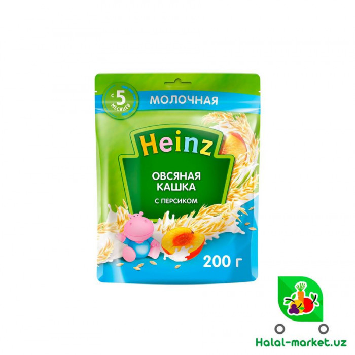 Каша HEINZ Овсяная с Персиком 200гр М/у