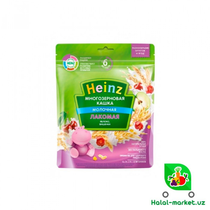 Каша HEINZ МНЗ Молочная Яблоко,Вишенка 170гр М/у