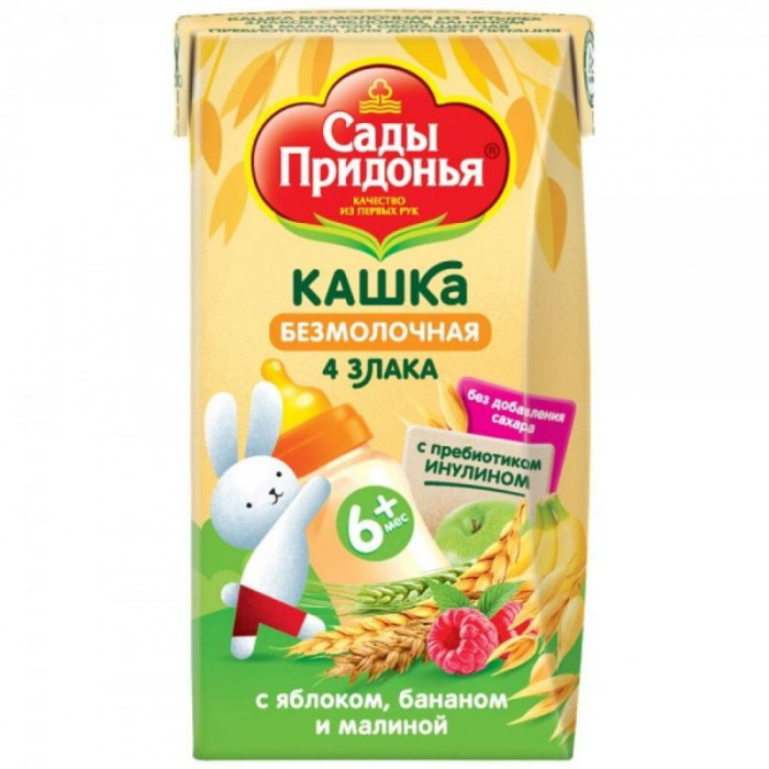 Кашка САДЫ ПРИДОНЬЯ 4 злака 125гр