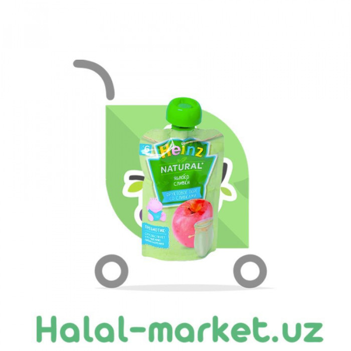 Пюре детское HEINZ яблоко,сливки 90гр М/у