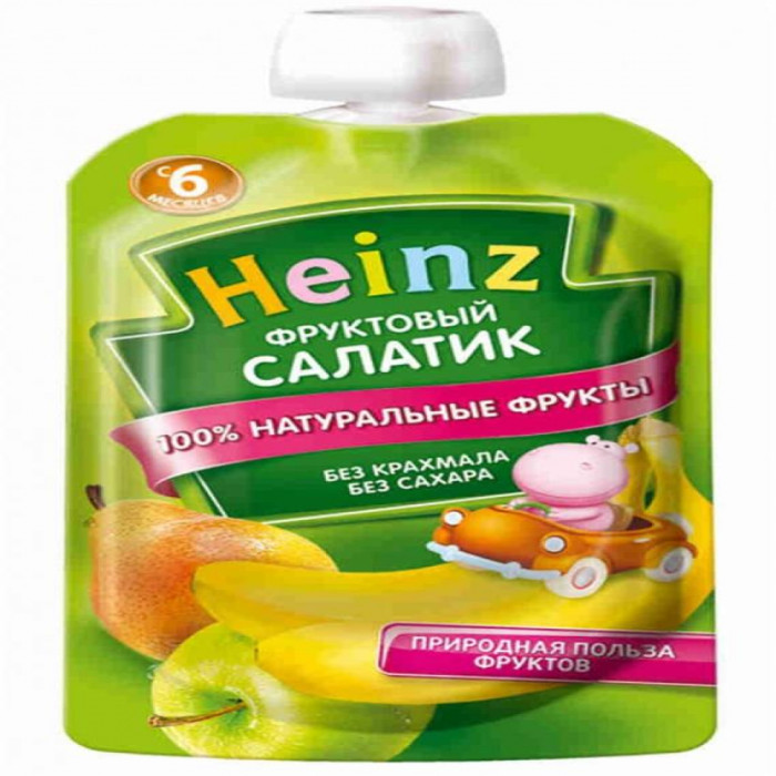 Пюре HEINZ Фруктовый Салатик 100гр