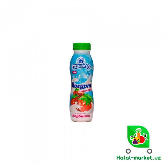 Йогурт MUSAFFO Клубника 2% 290гр