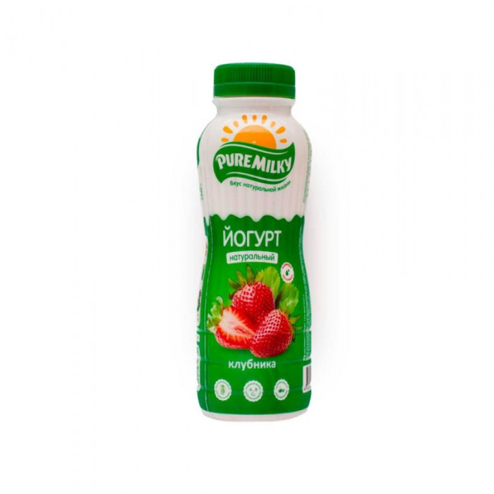 Био Йогурт Гранат-Малина 1% 280гр (pure milky)