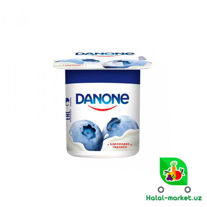 Йогурт DANONE Черника 120гр