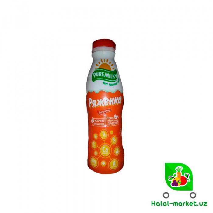Ряженка 4% 480гр (pure milky)