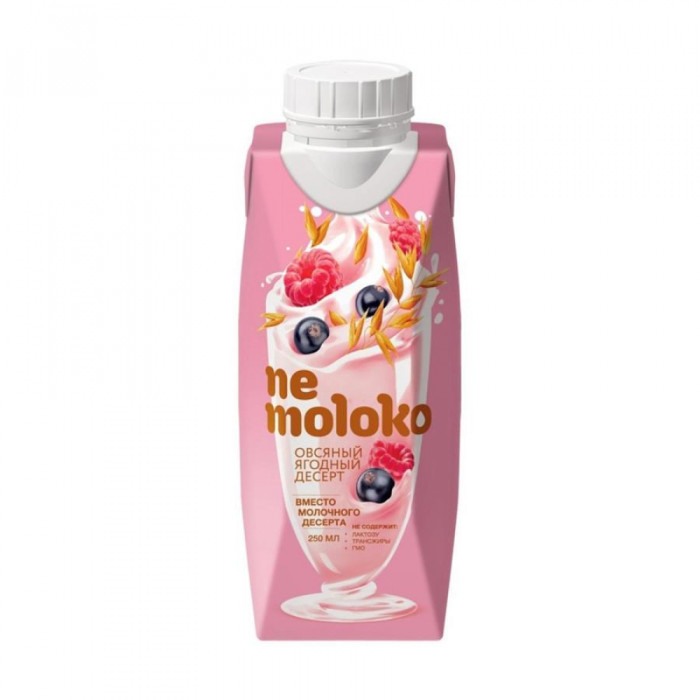 Напиток NE MOLOKO Овсяный ягодный 250мл