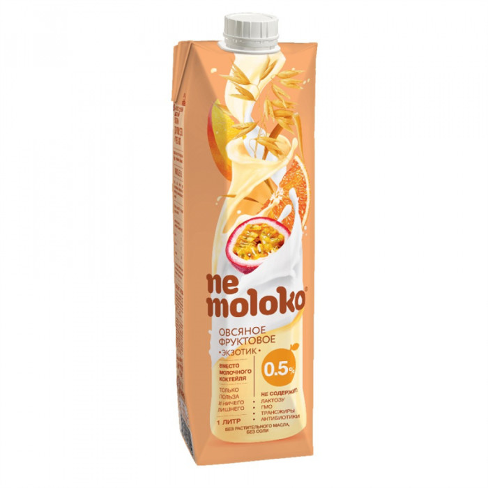 Напиток NE MOLOKO Овсянное фруктовое Экзотическое 1л