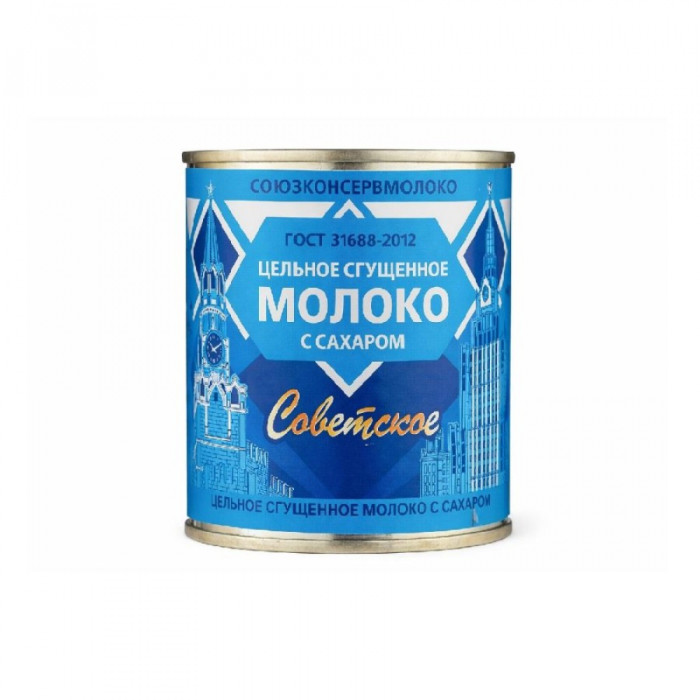 Сгущенное молоко СОВЕТСКОЕ 380гр