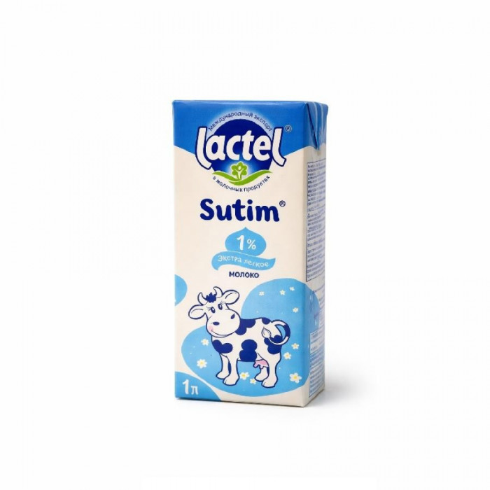 Молоко LACTEL 1% 1л