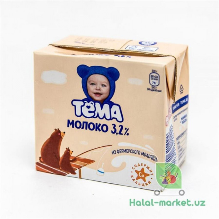 Молоко ТЕМА 3,2% 500гр