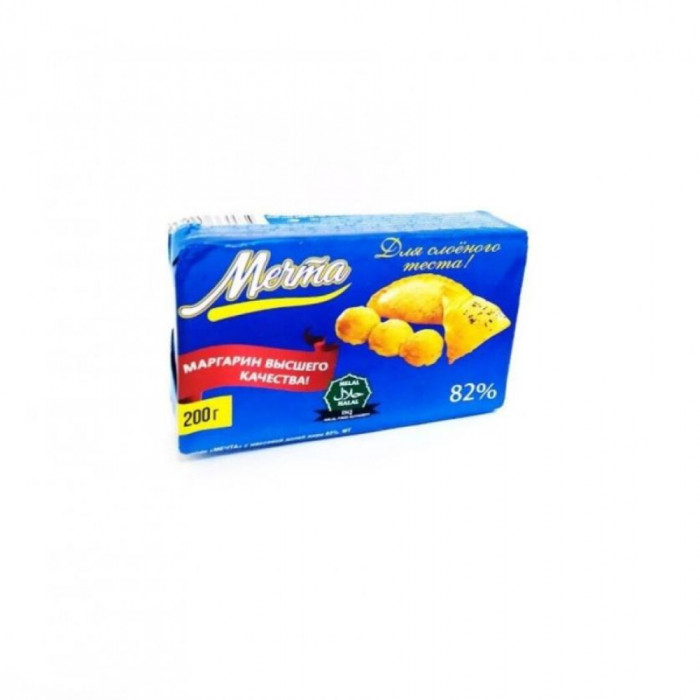 Масло сливочное Мечта 82% 200гр