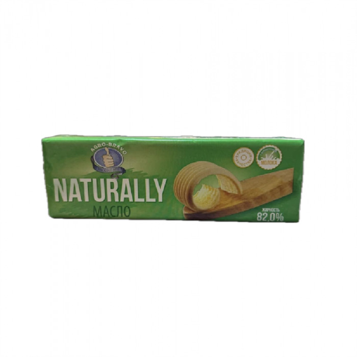 Масло сливочное 82.0% AGRO BRAVO Naturally 450гр