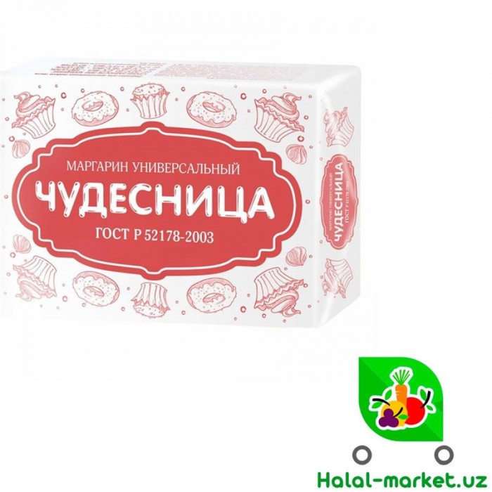 Маргарин ЧУДЕСНИЦА 72% 500гр