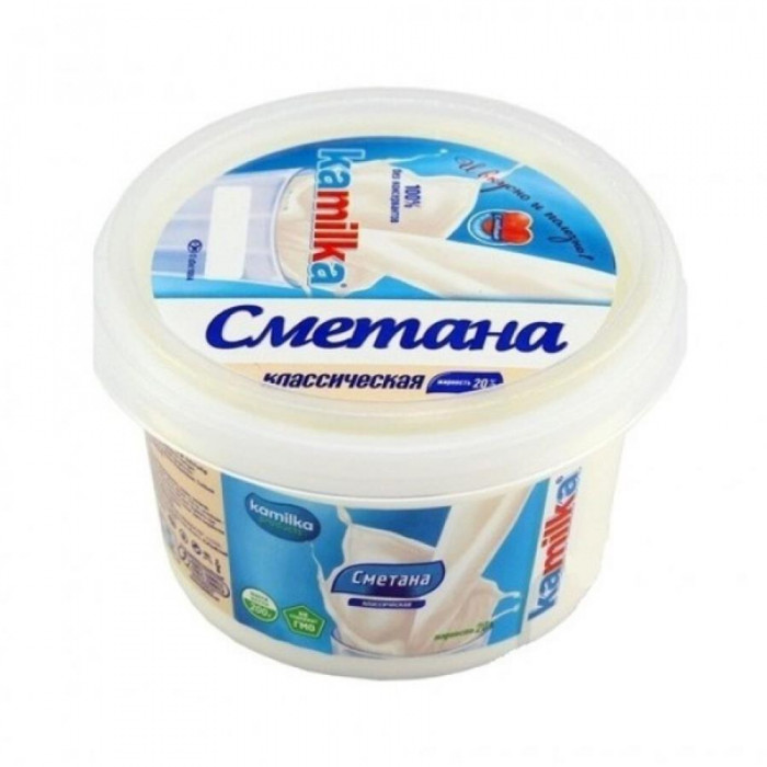 Сметана 20% 200гр (КАМИЛКА)