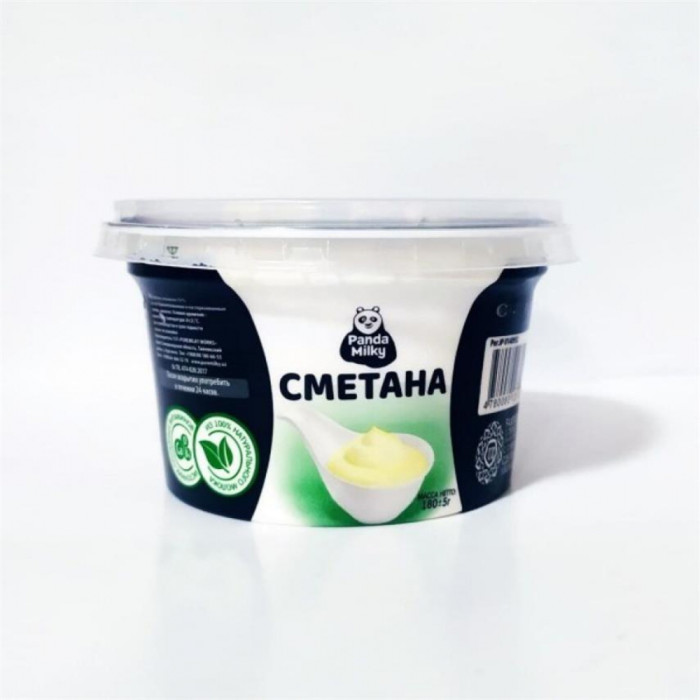 Сметана ПАНДА 10% 180гр (pure milky)
