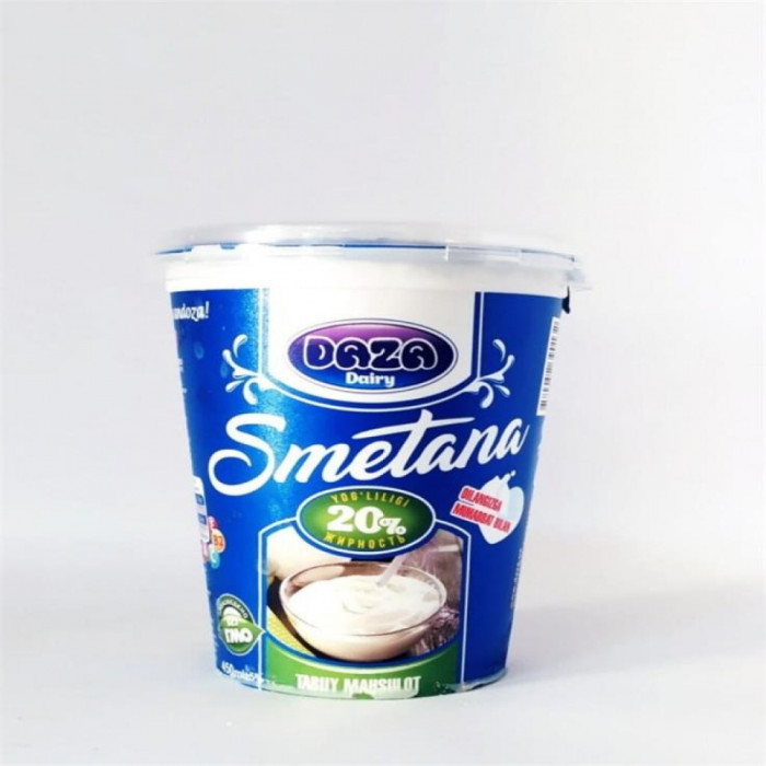 Daza Dairy Сметана 20% 450гр