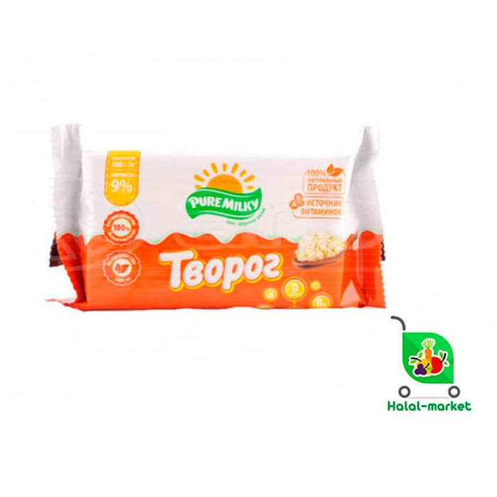 Творог PURE MILKY 9% 200гр