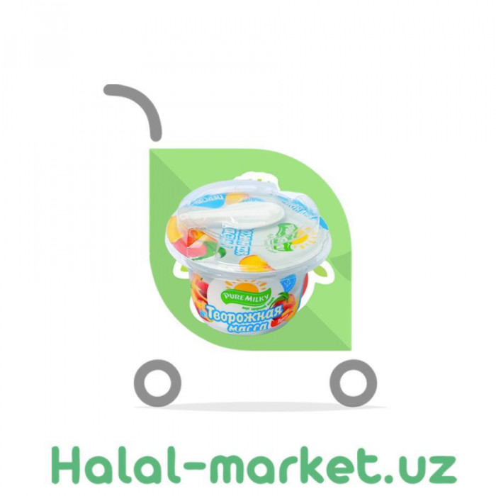 Творожная масса 5% PURE MILKY Персик 180гр