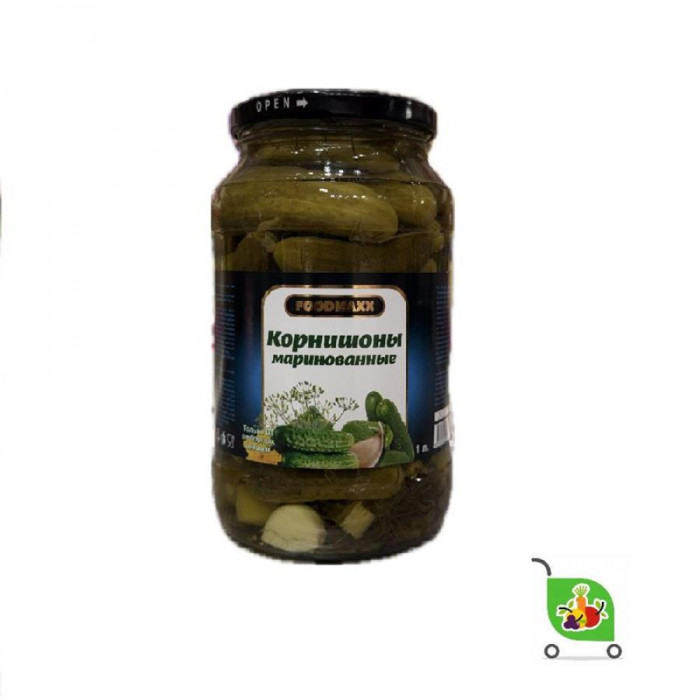 FOODMAX мариновани корнишонлар 1л