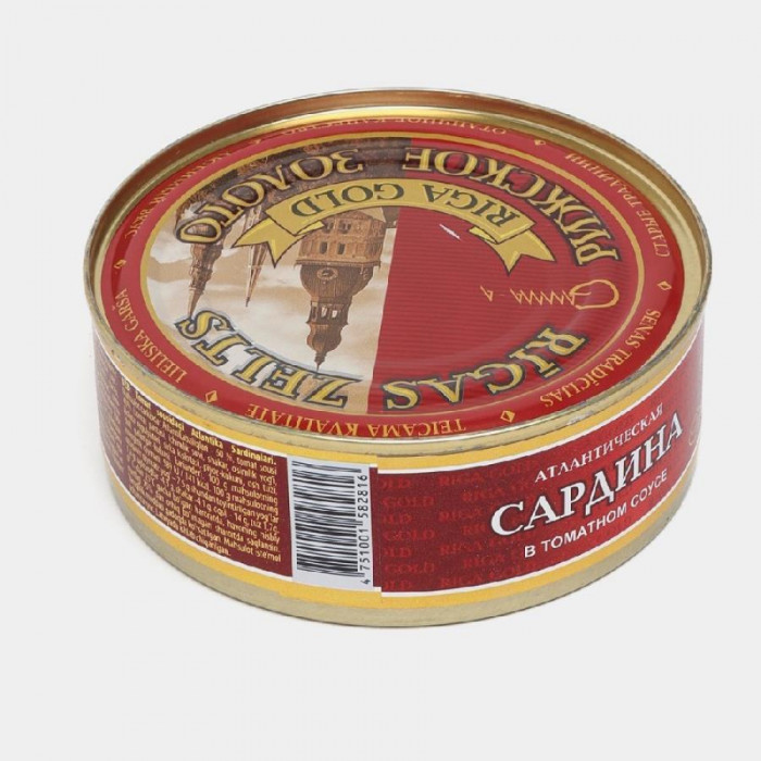 Сардина в томате RIGA GOLD 240гр