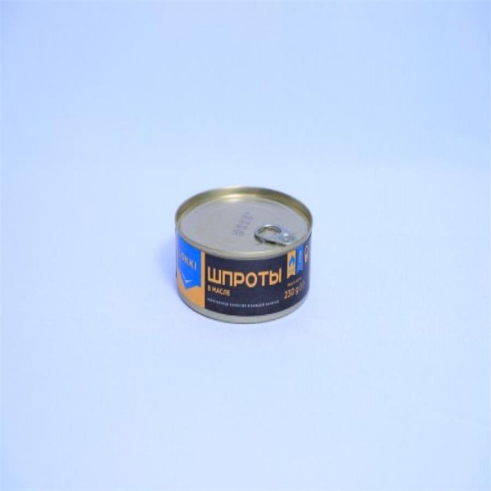 LOKKI brendi shprotlari yog'li 230гр