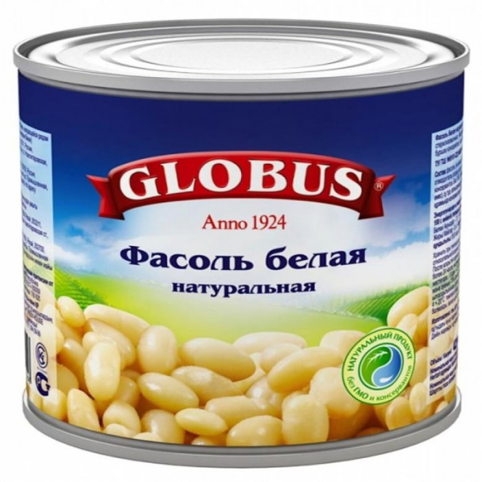 Фасоль белая GLOBUS 400гр