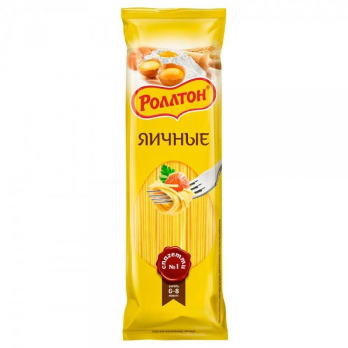 Макароны РОЛЛТОН Спагетти (яичная) 400гр
