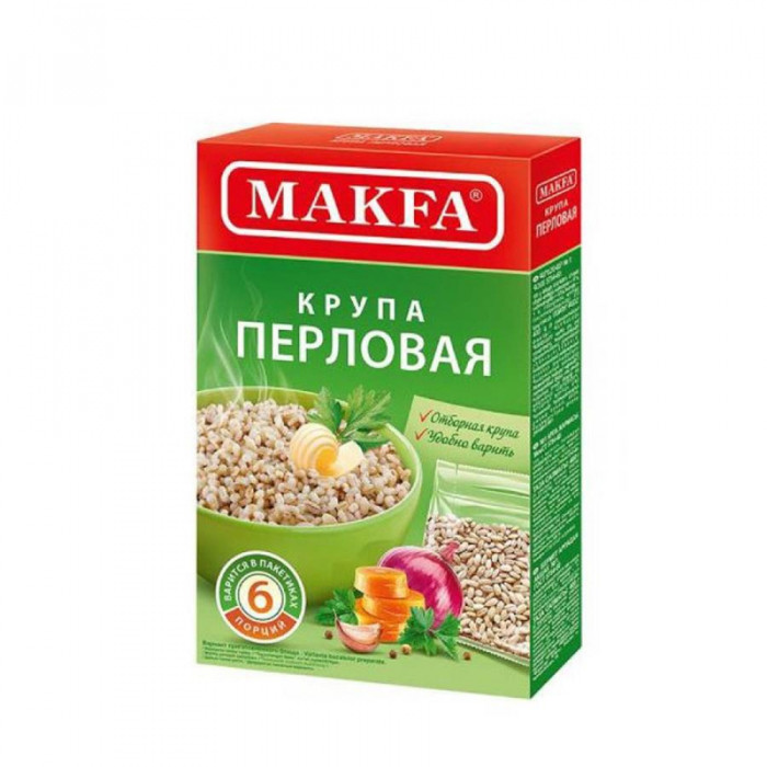 Крупа Перловая MAKFA 400гр (кор)
