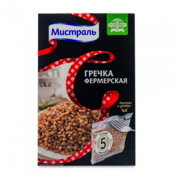 Крупа МИСТРАЛЬ Гречка фермерская 5шт