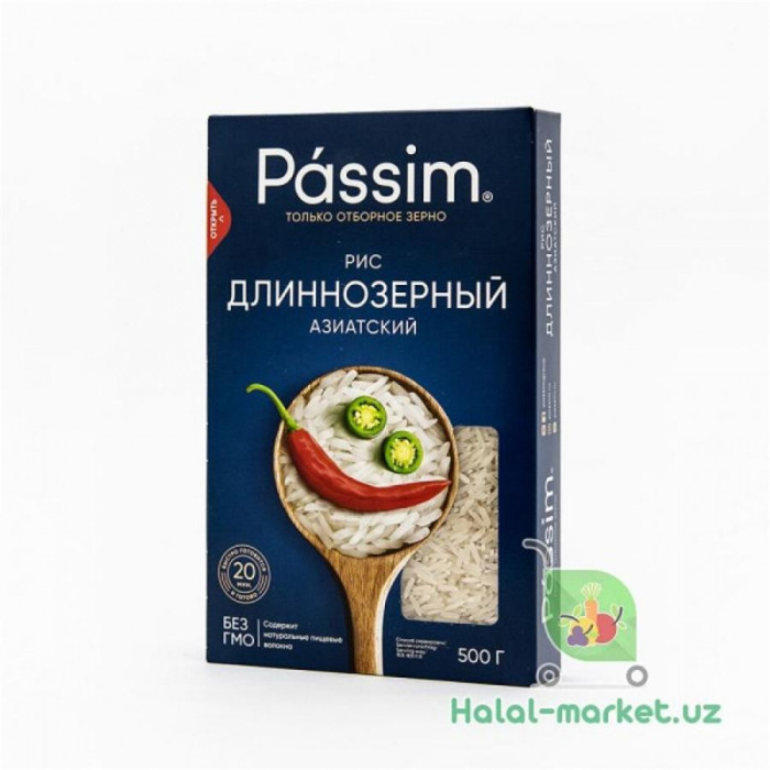 Крупа PASSIM Рис Азиатский 500гр