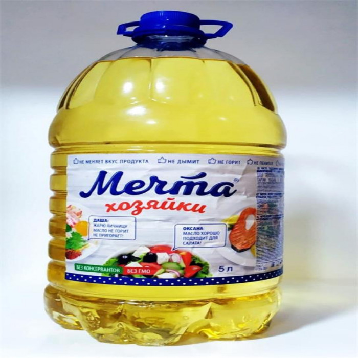 Подсолнечное масло МЕЧТА 5л