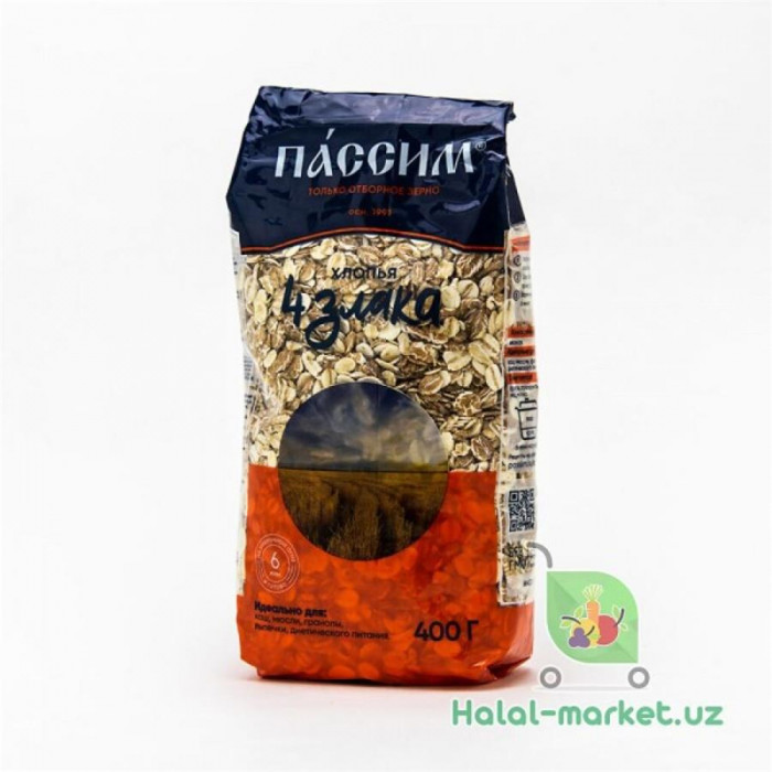 Хлопья PASSIM 4 злака 400гр