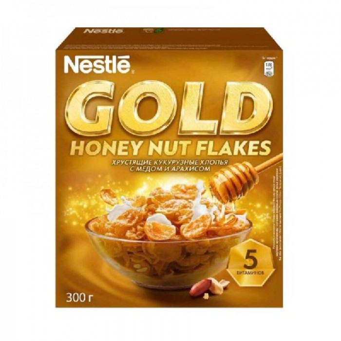 Хлопья с мёдом NESTLE GOLD 300гр