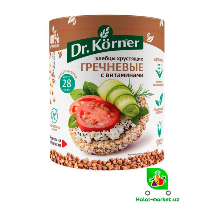 Хлебцы Dr.Korner Гречневые 100гр