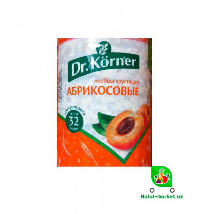 Хлебцы Dr Korner АБРИКОСОВЫЕ 90гр