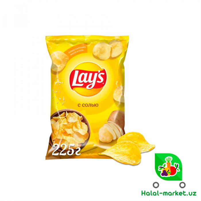 Чипсы LAYS С солью 225гр