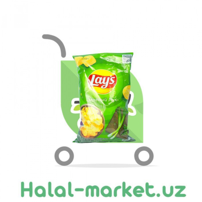 Чипсы LAYS Зелень Лук 150гр