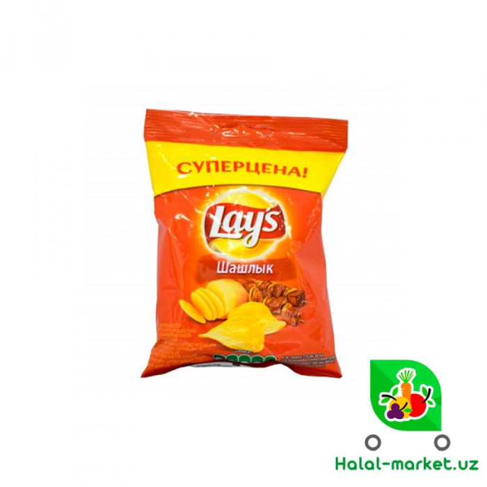 Чипсы LAYS Шашлык 20гр